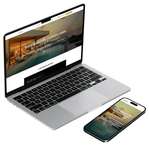 Mockup du site French 2 Spain