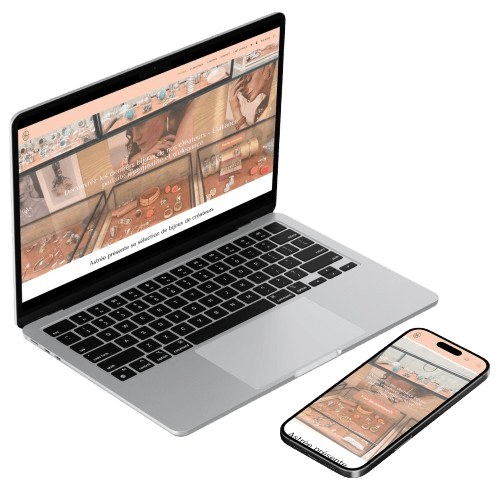 Mockup de la refonte d'un site web