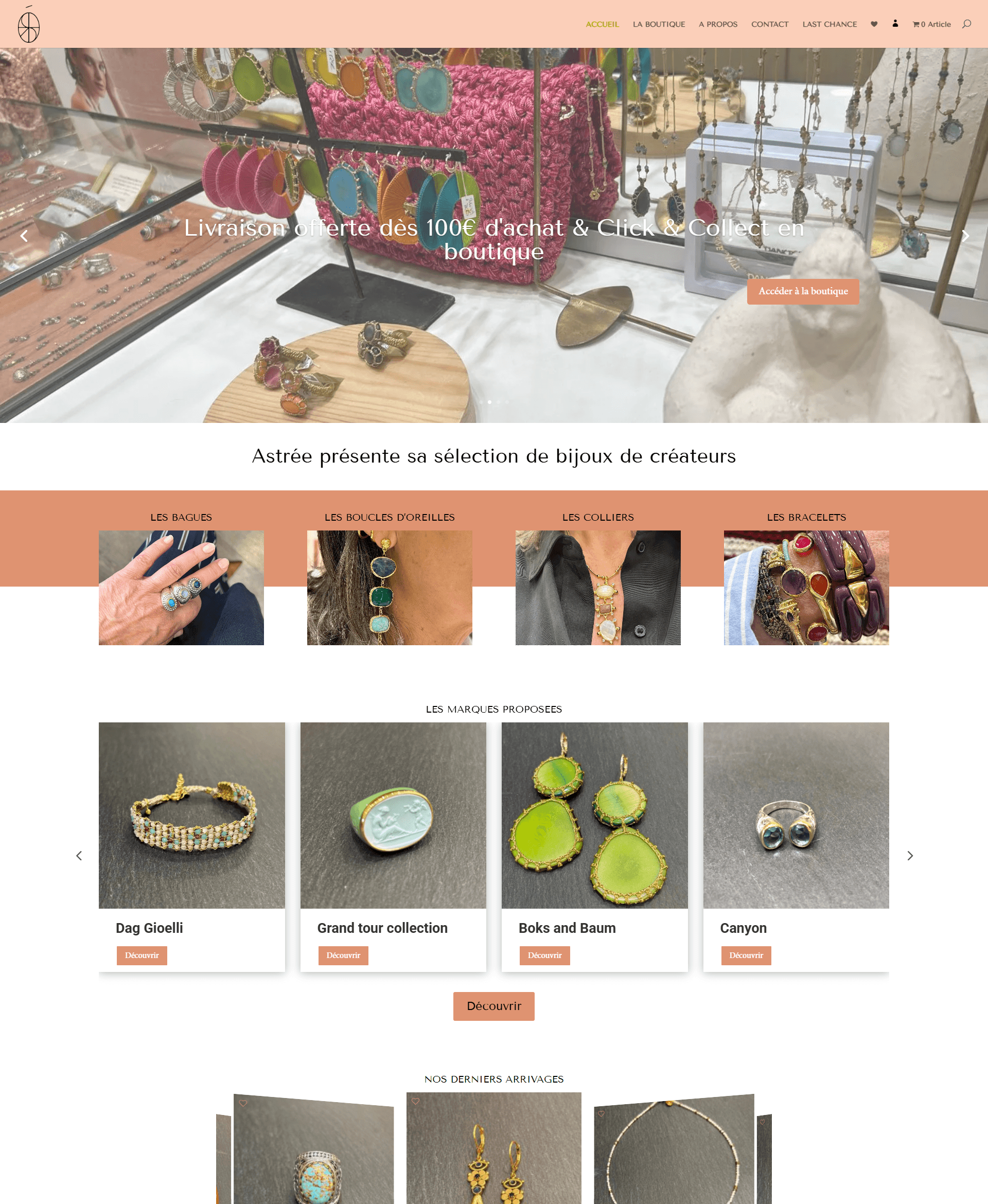 Accueil - Refonte E-Commerce